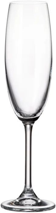 Прозрачный набор фужеров для шампанского Crystalite Bohemia Gastro, 220 мл 6 шт.