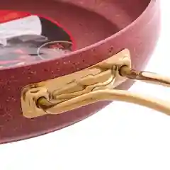 Красный сковорода 28 см Посуда для кухни LEYD Elite Gold Красный