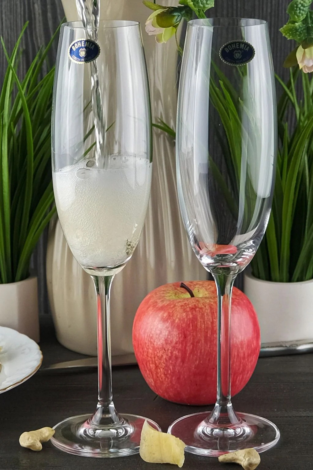 Прозрачный набор фужеров для шампанского Crystalite Bohemia Gastro, 220 мл 6 шт.