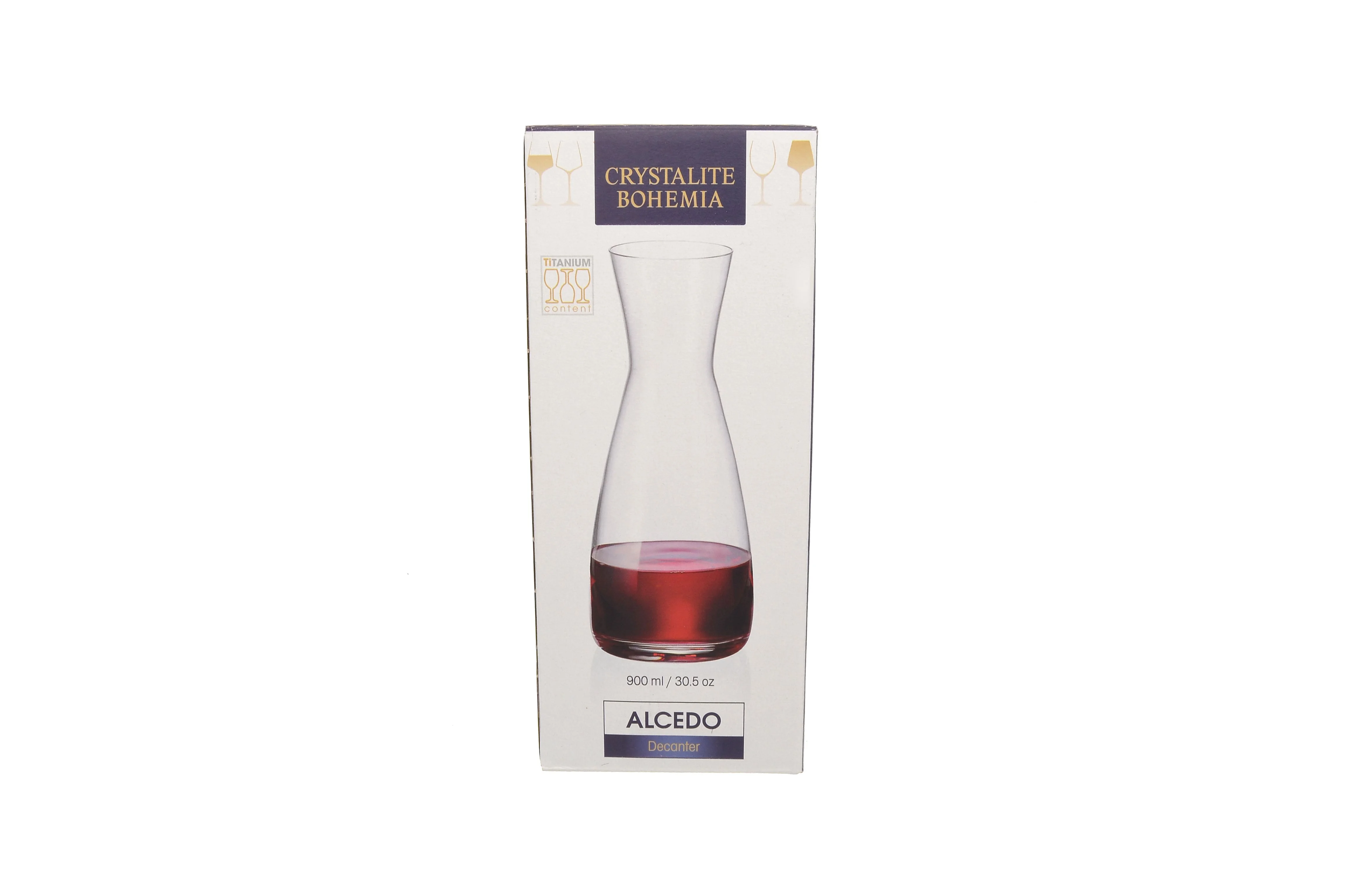 Прозрачный графин Crystalite Bohemia ALCEDO 900 мл