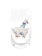 Прозрачный набор стаканов AS Crystal Гуси 250 мл (6 шт)