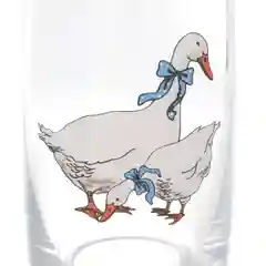 Прозрачный набор стаканов AS Crystal Гуси 250 мл (6 шт)