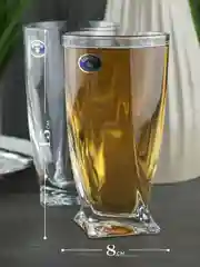 Прозрачный набор стаканов для воды Crystalite Bohemia Quadro 350 мл (6 шт)