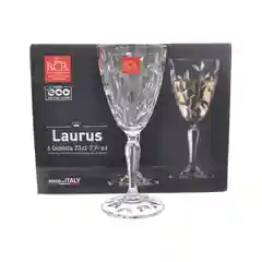 Прозрачный набор фужеров 230 мл RCR, серии Laurus, 6 шт