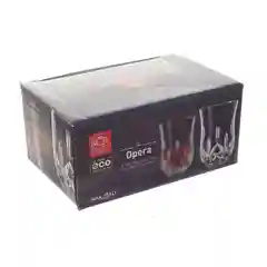 Прозрачный набор стопок для водки RCR Opera 60мл (6 шт)
