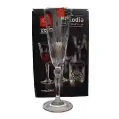 Прозрачный набор бокалов для шампанского RCR Melodia 160 мл (2 шт)