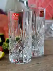Прозрачный набор стаканов для воды напитков RCR Melodia 360 мл (2 шт)