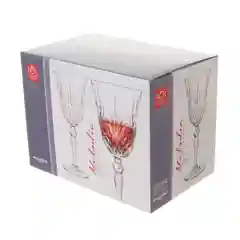 Прозрачный набор фужеров для вина RCR Melodia 270мл (6 шт)
