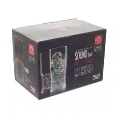Прозрачный набор стаканов для воды напитков RCR Suol 350 мл (6 шт)