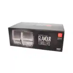 Прозрачный набор стаканов для виски RCR Glamour (6 шт)