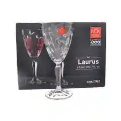 Прозрачный набор фужеров 280 мл RCR, Laurus, 6 шт