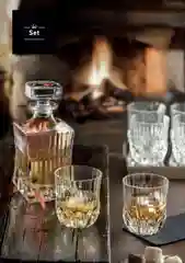 Прозрачный набор стаканов для виски RCR set Mixology 340мл (4 шт)