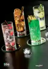 Прозрачный набор стаканов для виски RCR set Mixology 340мл (4 шт)