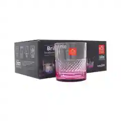 Разноцветный набор стаканов для виски RCR Brillante Color 340мл (6 шт)