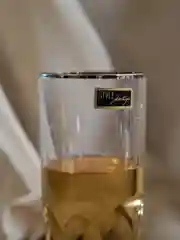 Прозрачный набор стаканов для воды RCR Style prestige Палермо платина, 360мл, хрустальное стекло, 2шт