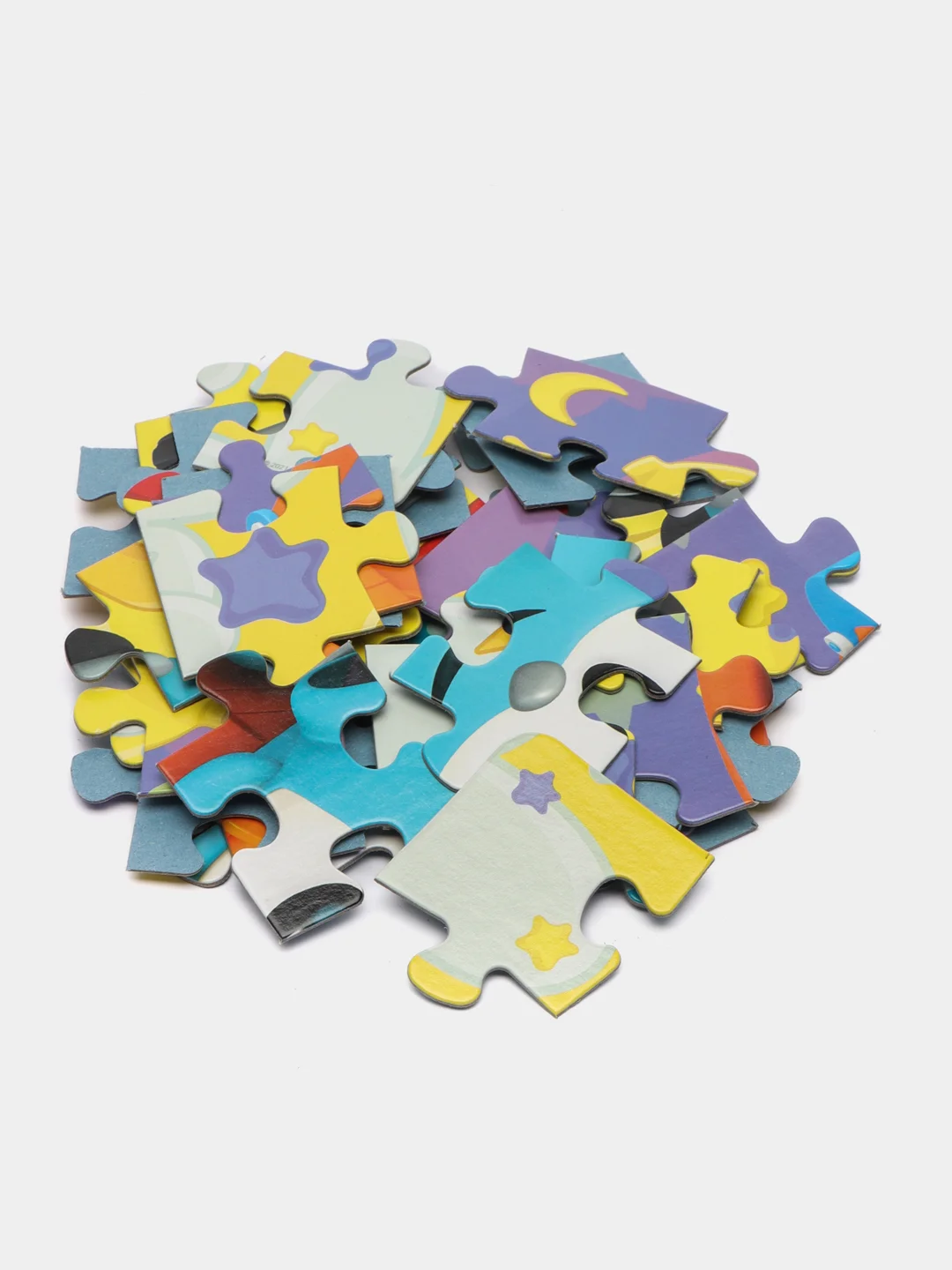 Бирюзовый детский макси-пазл, 35 деталей, "Step Puzzle", 330 х 230 мм