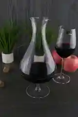 Прозрачный декантер для вина Alchemy mixer из хрустального стекла 1,2 л. REPAST&RONA 1 шт.