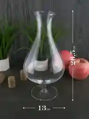 Прозрачный декантер для вина Alchemy mixer из хрустального стекла 1,2 л. REPAST&RONA 1 шт.