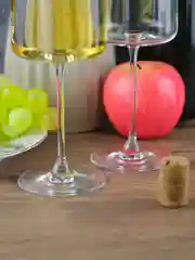 Прозрачный набор бокалов для вина LORD из хрустального стекла 420 мл REPAST&RONA 4 шт.