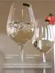 Прозрачный набор бокалов для вина Columba Optic Crystalite Bohemia 400 мл 2 шт.