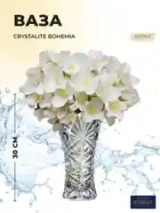 Прозрачный ваза Crystalite Bohemia Miranda 30 см