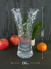 Прозрачный ваза Crystalite Bohemia Perseus-nova 30 *16 см, диаметр дна 11 см.