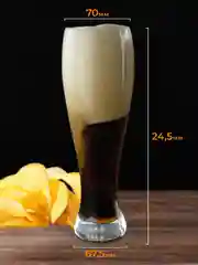 Прозрачный набор бокалов для пива Heffeweizen 500 мл 4 шт