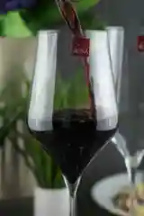 Прозрачный набор бокалов для вина BALLET из хрустального стекла 680 мл REPAST&RONA 4 шт.