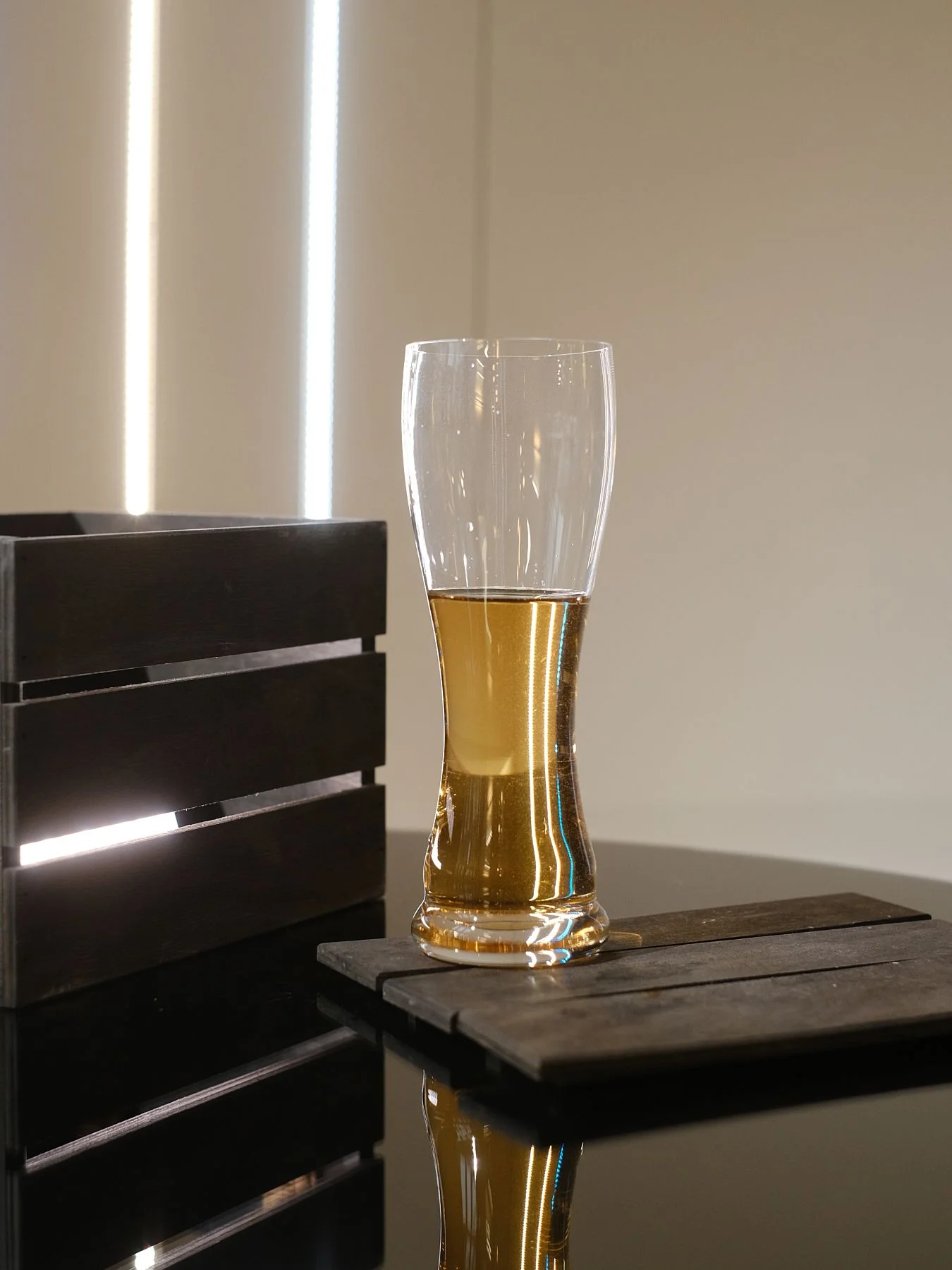 Прозрачный набор бокалов для пива Carlsberge 300 мл 4 шт