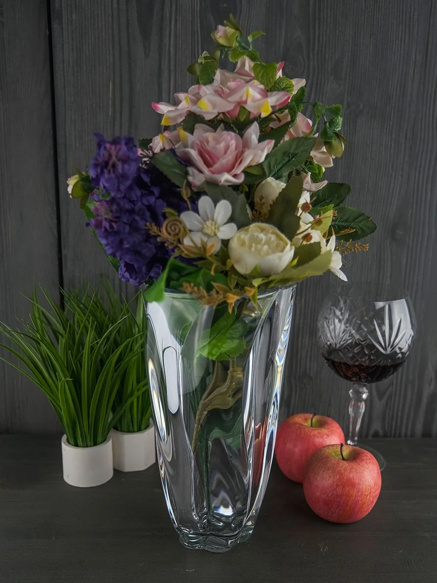 Прозрачный ваза Crystalite Giftware Barley Twist 25,5см