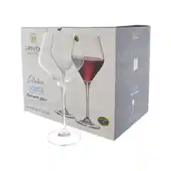 Прозрачный набор фужеров для вина Crystalite Bohemia LOXIA 400 мл (6 шт)