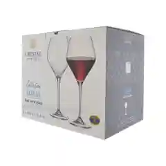 Прозрачный набор фужеров для вина Crystalite Bohemia LOXIA 400 мл (6 шт)