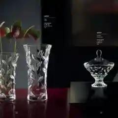 Прозрачный ваза для цветов RCR Laurus 25см