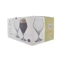 Прозрачный набор бокалов для пива Crystalite Bohemia GAVIA 600 мл (6 шт)