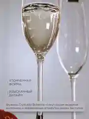 Прозрачный набор бокалов для шампанского COLUMBA OPTIC 260 мл 2 шт.