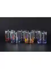 Разноцветный набор стаканов Crystalite Bohemia Larus/Classic ассорти 320мл(6 шт)