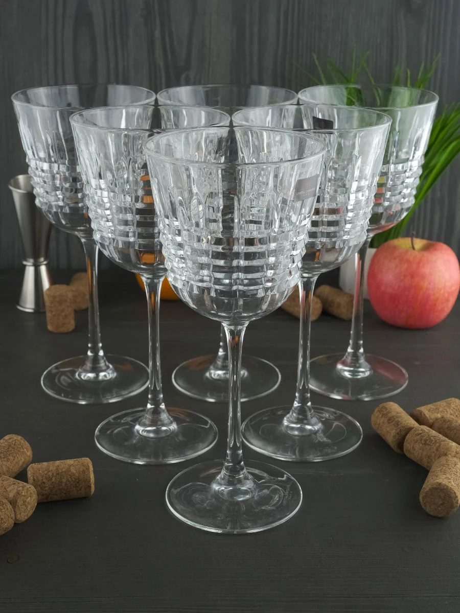 Прозрачный набор бокалов для вина Cristal d'Arques RENDEZ- VOUS 350 мл 6 шт.