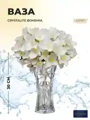 Прозрачный ваза Crystalite Bohemia Pinwheel 30см