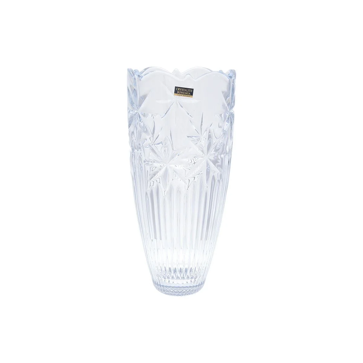 Прозрачный ваза Crystalite Bohemia Perseus-nova 30 см