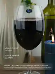Прозрачный набор бокалов для вина Crystalite Bohemia Sylvia/Klara 580 мл (6 шт)