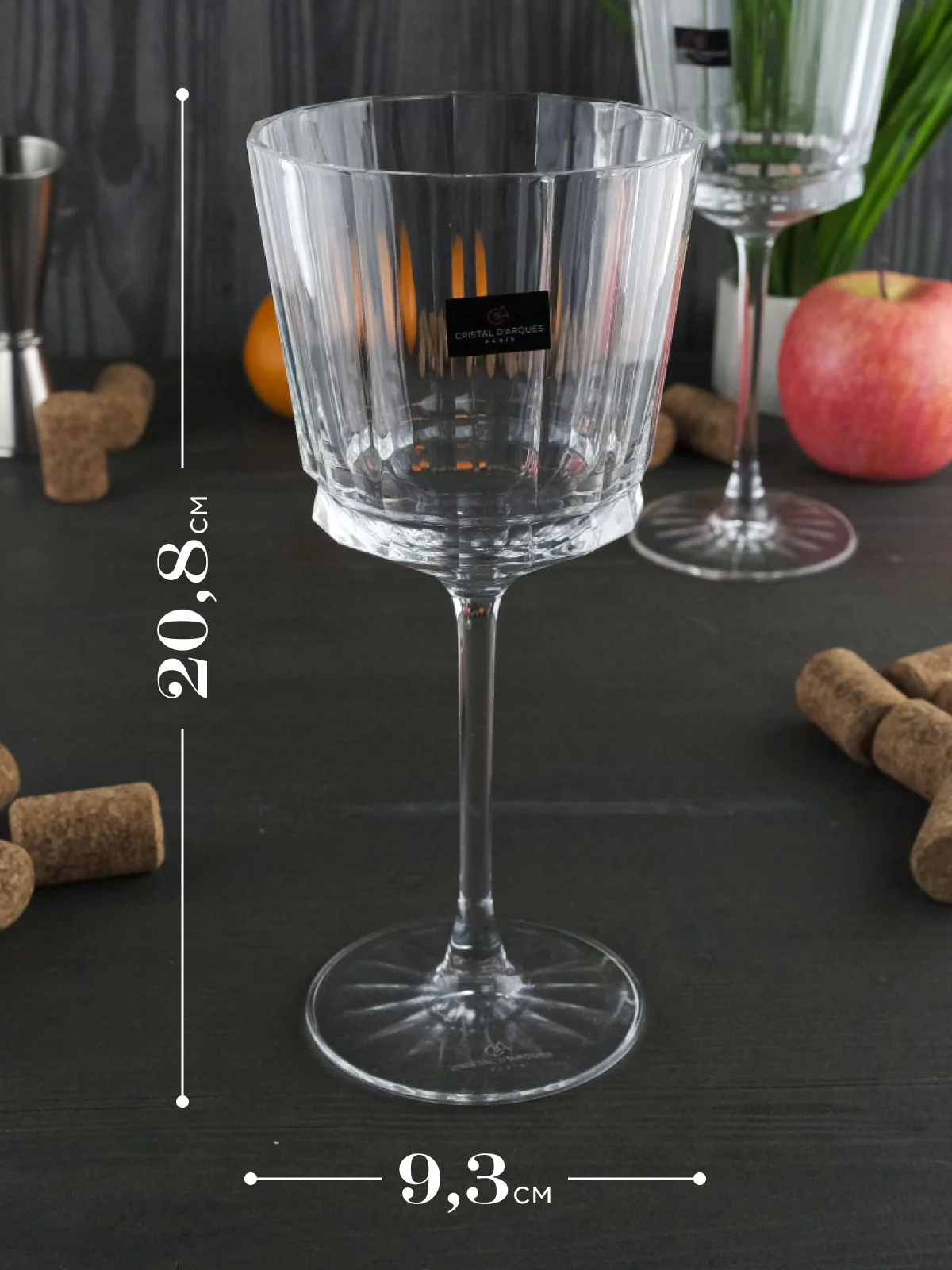 Прозрачный набор бокалов для вина Cristal d'Arques MACASSAR 350 мл 6 шт.