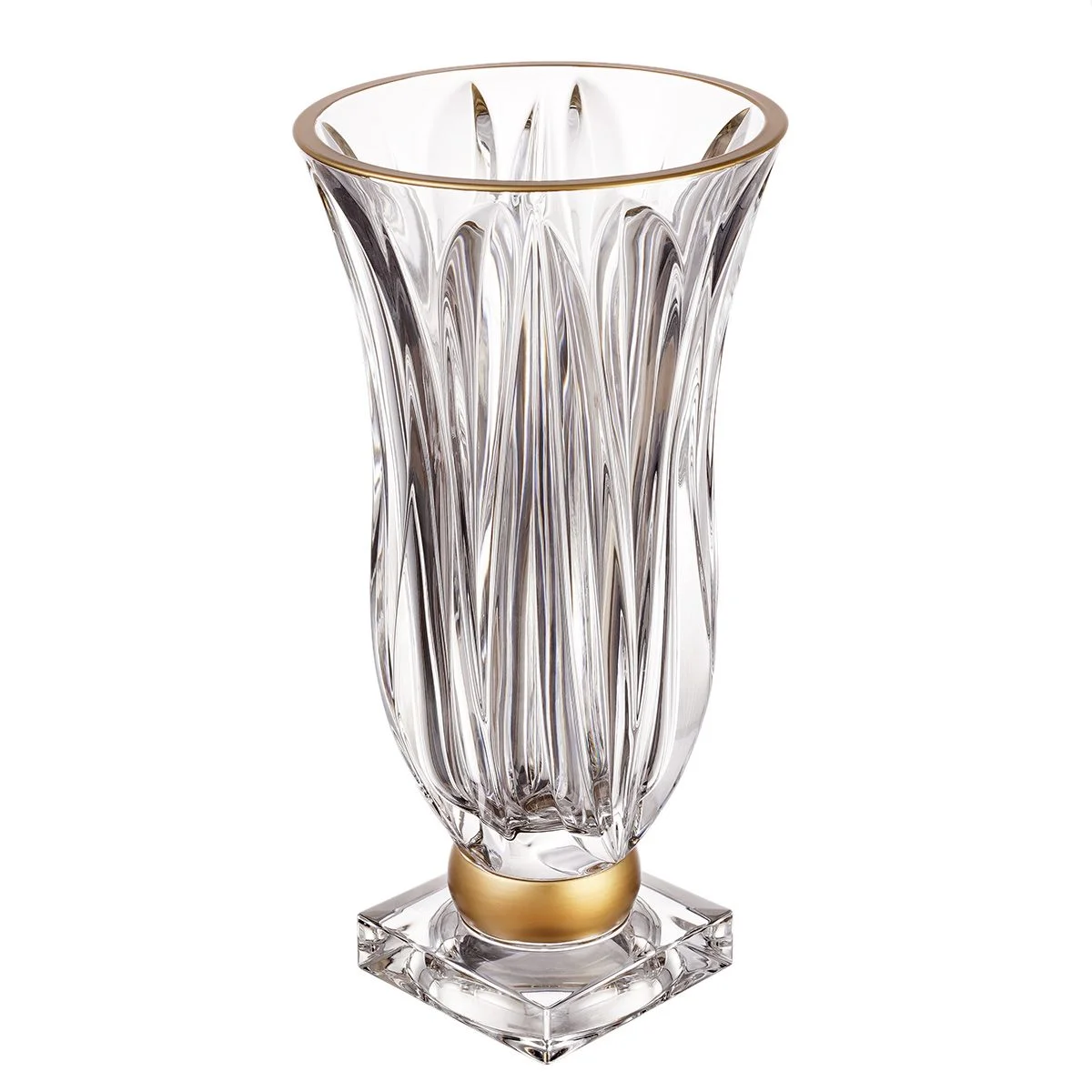 Прозрачный ваза AS Crystal Flame 35 см