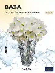 Прозрачный ваза 30 см CASABLANCA