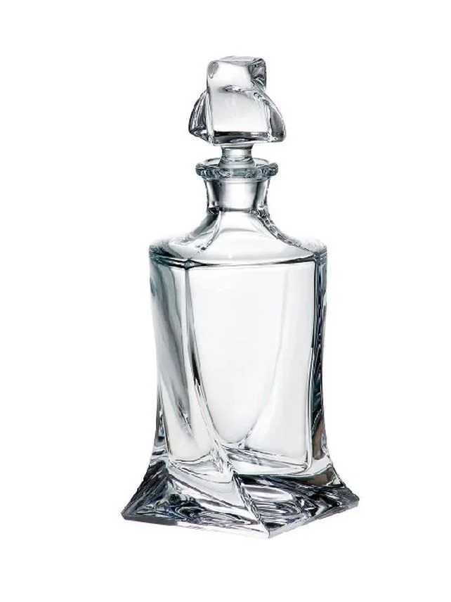 Прозрачный набор для виски 3 предмета Crystalite Bohemia Quadro