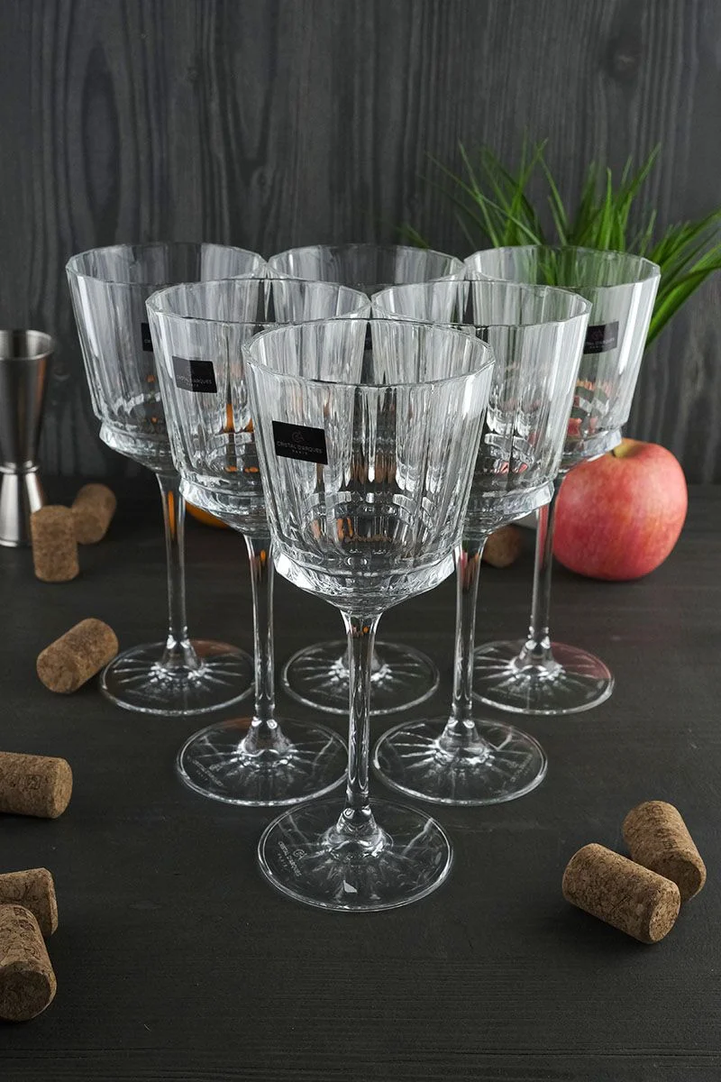 Прозрачный набор бокалов для вина Cristal d'Arques MACASSAR 250 мл 6 шт.