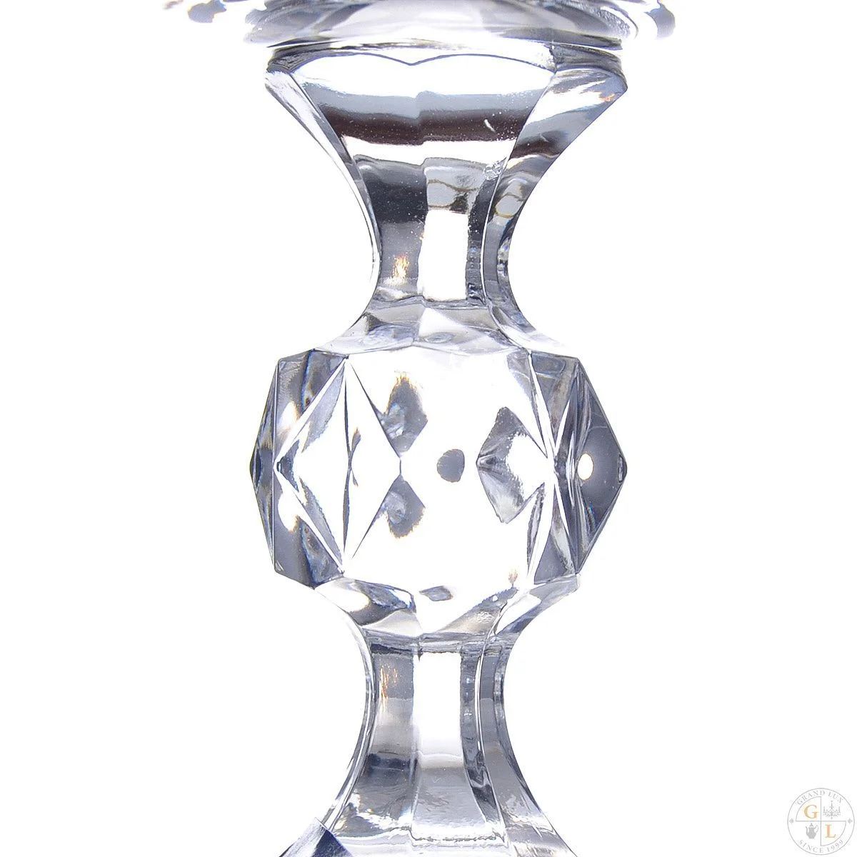 Прозрачный набор бокалов для вина Crystalite Bohemia Sterna/Klaudie Матовая полоса340 мл