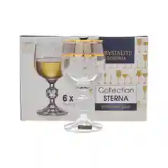 Набор бокалов для вина Crystalite Bohemia Sterna/Klaudie Панто 150 мл