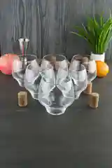 Прозрачный набор стаканов для виски Cristal d'Arques OPEN UP 380 мл 6 шт.