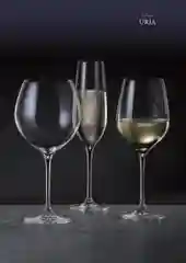 Прозрачный набор бокалов для шампанского Crystalite Bohemia URIA 270 мл 6 шт.