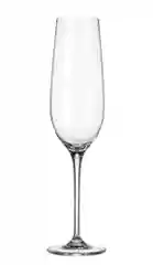 Прозрачный набор бокалов для шампанского Crystalite Bohemia URIA 270 мл 6 шт.